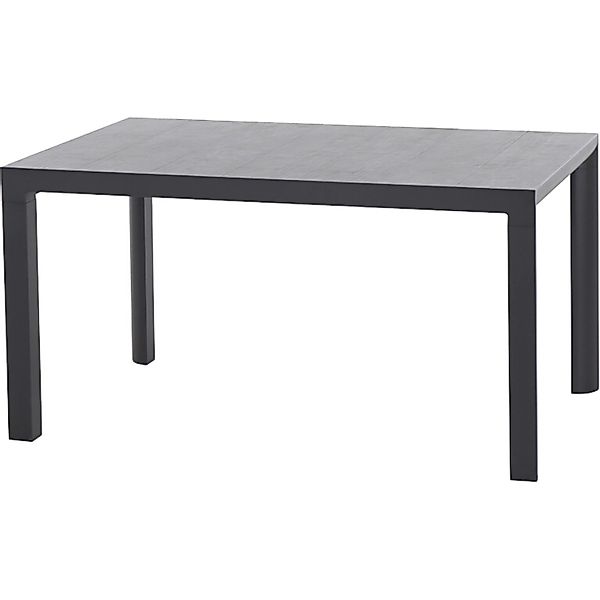 Siena Garden Gartentisch Silva Rechteckig Wood Grey 90 cm x 140 cm günstig online kaufen