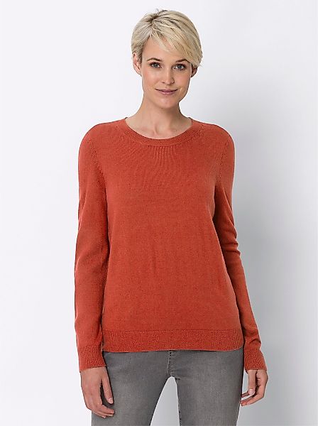 Sieh an! Strickpullover Rundhalspullover günstig online kaufen