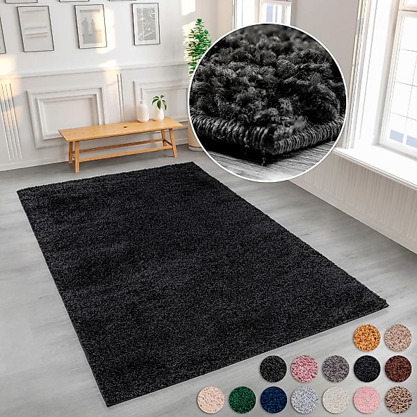 my home Hochflor-Teppich "Viva Shaggy, in Standard- und Premium-Qualität, 3 günstig online kaufen