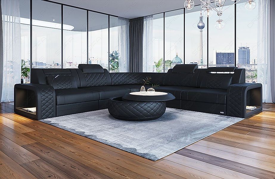 Sofa Dreams Ecksofa Leder Couch Sofa günstig online kaufen