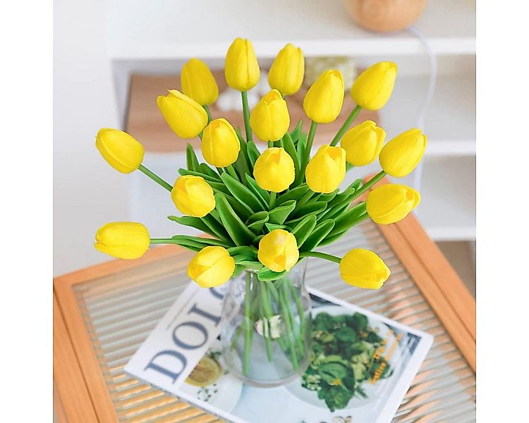 Kunstblume Kunstblume Künstliche Blume Gefälschte Tulpen Blumen Blumensträu günstig online kaufen