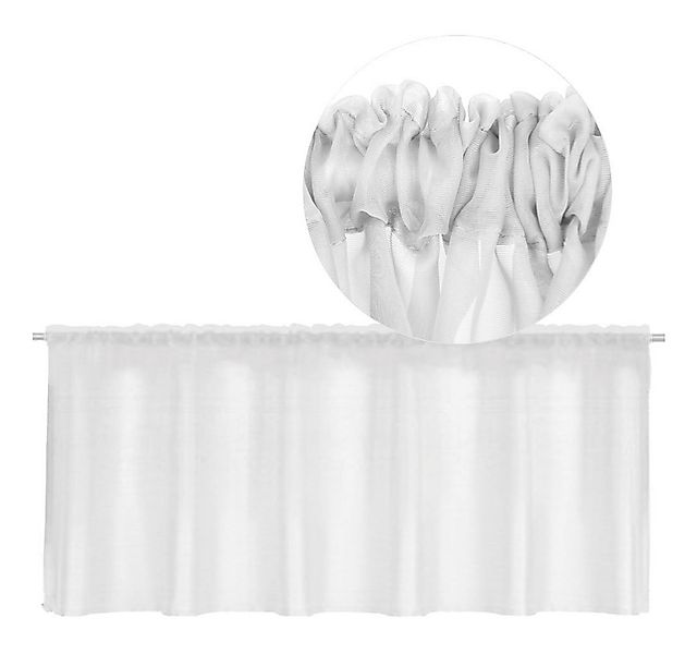 Bestgoodies Vorhang (1 St), Stangendurchzug, transparent, Voile, Bistrogard günstig online kaufen
