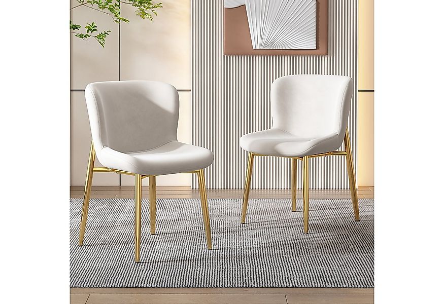 Flieks Esszimmerstuhl (Set, 2 St), 2er Set Polsterstuhl Wohnzimmer Schalens günstig online kaufen