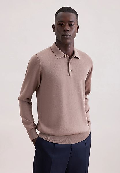 seidensticker Strickpullover "Schwarze Rose" 1/1 Kragen Uni günstig online kaufen