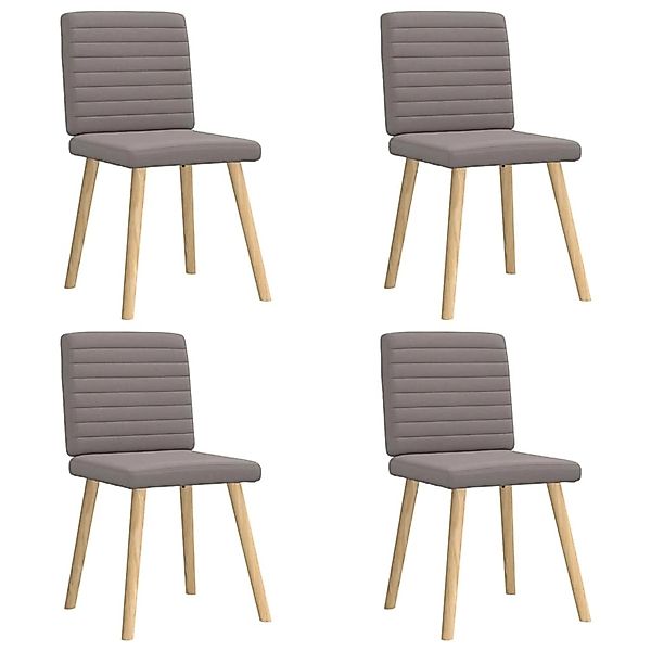 vidaXL Esszimmerstühle 4 Stk Taupe Stoff 3315280 günstig online kaufen