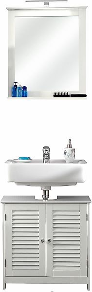 Saphir Badmöbel-Set "Quickset 928 2-teilig, Waschbeckenunterschrank mit LED günstig online kaufen