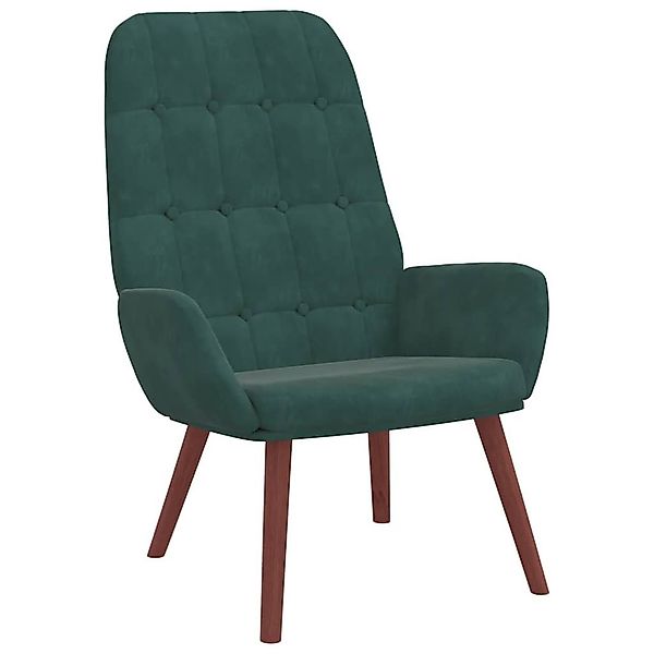 vidaXL Sessel Relaxsessel Dunkelgrün Samt (1-St) günstig online kaufen