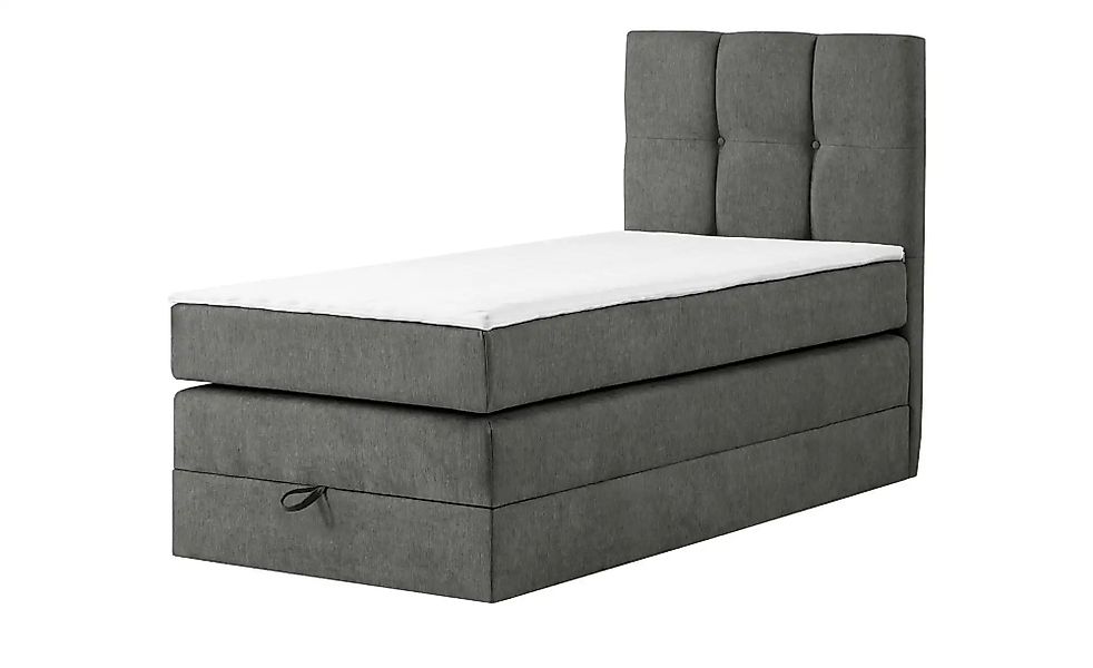 Boxspringbett mit Bettkasten Leeds ¦ grau Betten > Einzelbetten - Höffner günstig online kaufen