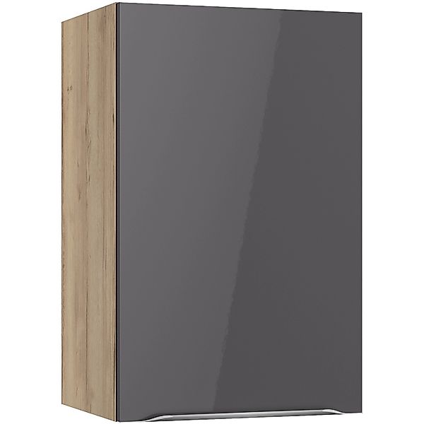Optifit Küchen-Oberschrank Linus984 45cm x 70,4cm x 34,9cm Anthrazit-Wildei günstig online kaufen