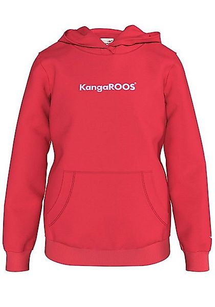 KangaROOS Kapuzensweatshirt mit Flockdruck günstig online kaufen