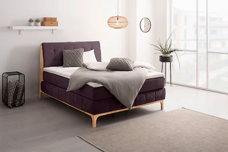 OTTO products Boxspringbett "Jelle" 5 tlg. zertifizierte, recycelte Bezugss günstig online kaufen