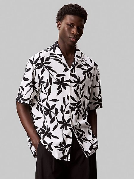 Calvin Klein Kurzarmhemd SS CMP CLLR AP LNN R Mit Rundhalsausschnitt günstig online kaufen