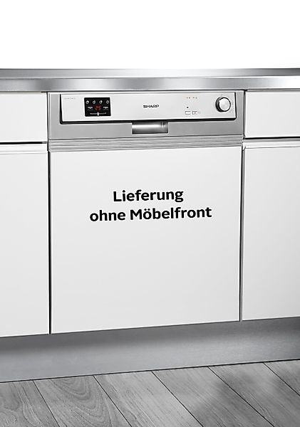 Sharp teilintegrierbarer Geschirrspüler "QW-HX12S47ES-DE" 12 Maßgedecke günstig online kaufen