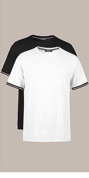 COMEOR T-Shirt Basic Herren Kurzarm Rundhalls günstig online kaufen