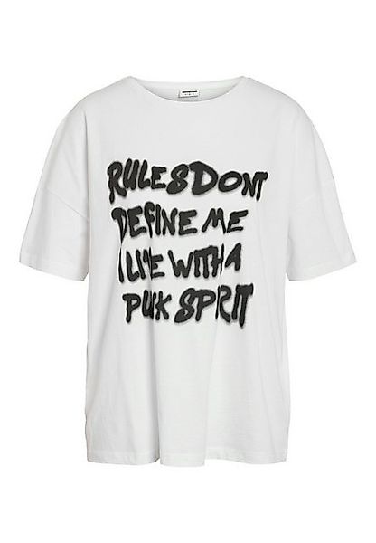 Noisy may T-Shirt Print Kurzarm Rundhals Bequem NMSERA SS O-NECK T-SHIRT VI günstig online kaufen