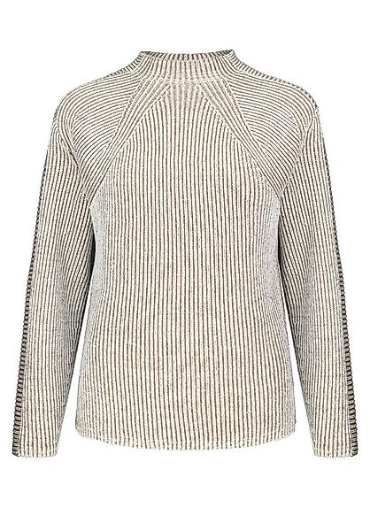 bianca Strickpullover DARIS in Patentstrick und moderner Bi-Color-Optik günstig online kaufen