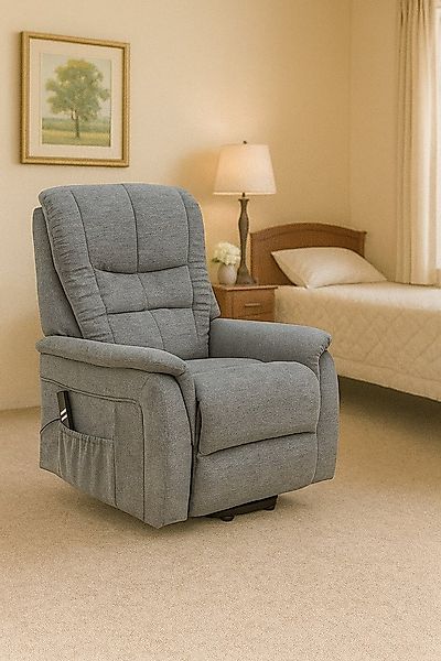 bv-vertrieb TV-Sessel TV-Sessel Bezug anthrazit Fernsehsessel Aufstehhilfe günstig online kaufen