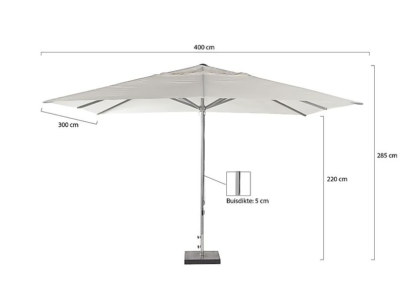 Shadowline Cuba Sonnenschirm 400x300 cm günstig online kaufen
