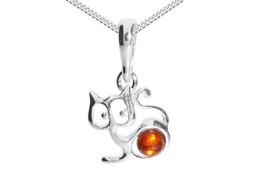 OSTSEE-SCHMUCK Kette mit Anhänger Ostsee-Schmuck Kette mit Anhänger Katze K günstig online kaufen