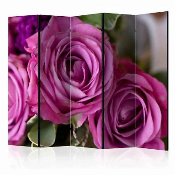 artgeist Paravent Bunch of lila flowers II [Room Dividers] mehrfarbig Gr. 2 günstig online kaufen