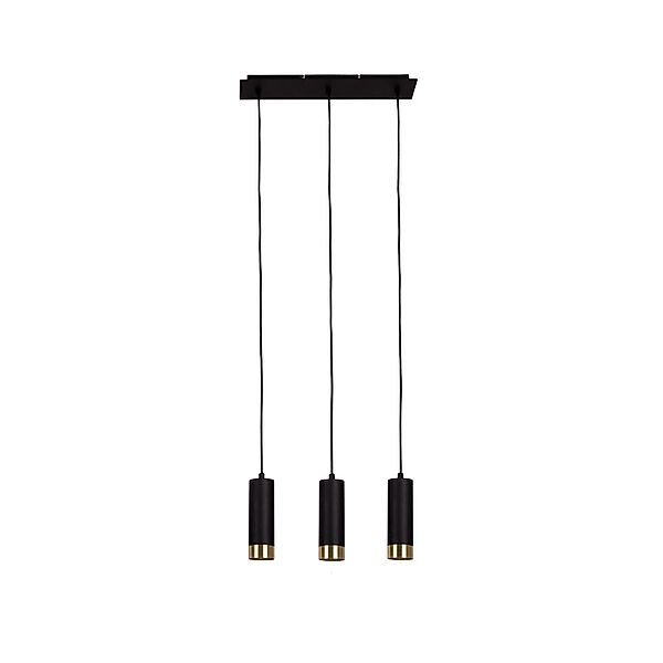 Näve Pendelleuchte Fridu Schwarz 150 cm x 48 cm x 9 cm 3er-Set günstig online kaufen