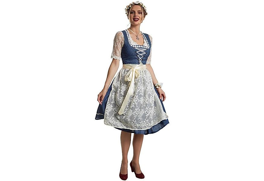 dressforfun Dirndl Frauenkostüm Midi-Dirndl Kleinwalsertal Modell 2 günstig online kaufen