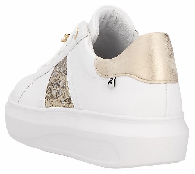 RIEKER Sport Plateausneaker, mit stylischen Metallic-Details, Freizeitschuh günstig online kaufen