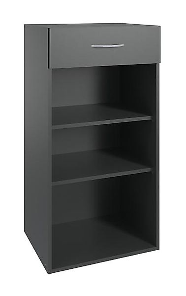 Regal 50 cm breit inkl. Schubkasten MULTIRAUMKONZEPT von Wimex / Graphit günstig online kaufen