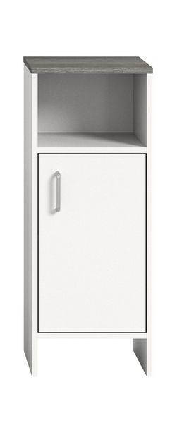 xonox.home Stauraumschrank Weiß Melamin Modern 33x80x31 günstig online kaufen