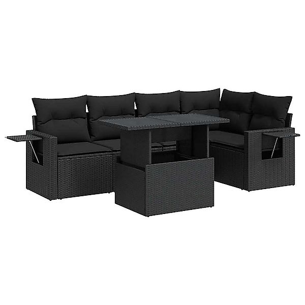 vidaXL Gartenlounge-Set 6-tlg. Garten-Sofagarnitur mit Kissen günstig online kaufen