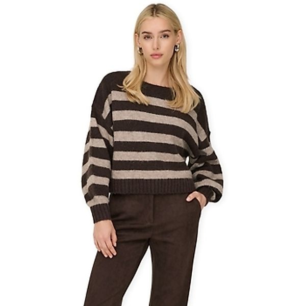 Only  Pullover Aya Life Knit - Seal Brown/Fungi günstig online kaufen