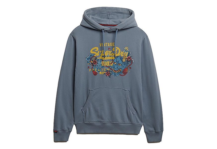 Superdry Sweatshirt Herren Sweatshirt Baumwolle VI Tokyo Relaxed Hood günstig online kaufen
