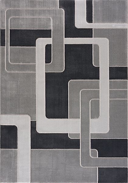 Home affaire Teppich Anesa, rechteckig, Höhe: 12 mm, mit handgearbeitetem K günstig online kaufen