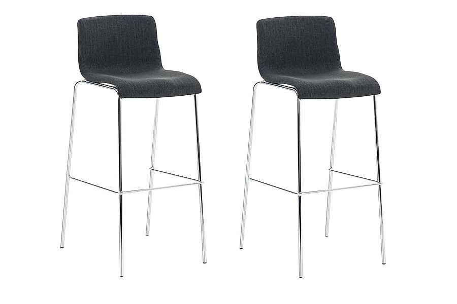 CLP Barhocker Hover Stoff (2er Set, günstig online kaufen