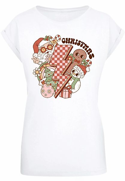 F4NT4STIC T-Shirt "Groovy Weihnachten Flash Cozy Vibes", Premium Qualität, günstig online kaufen