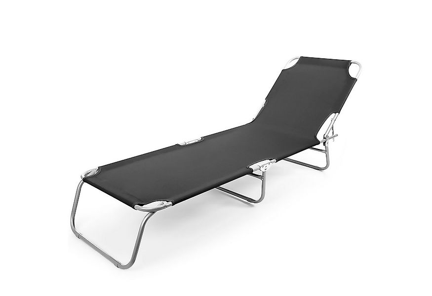 BigDean Gartenliege Sonnenliege klappbar 150 kg belastbar mit verstellbarer günstig online kaufen