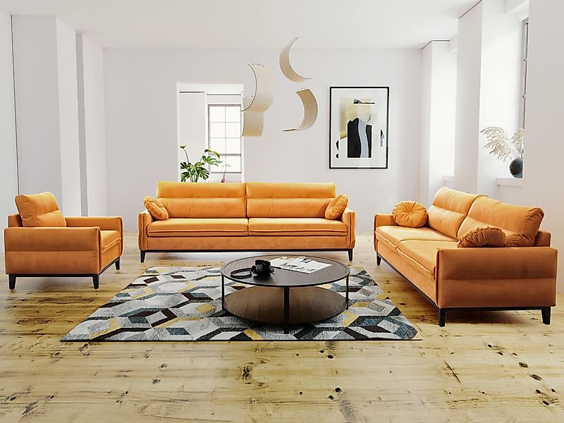 Beautysofa Polstergarnitur Belweder, (Couchgarnitur 321 Möbelset), günstig online kaufen