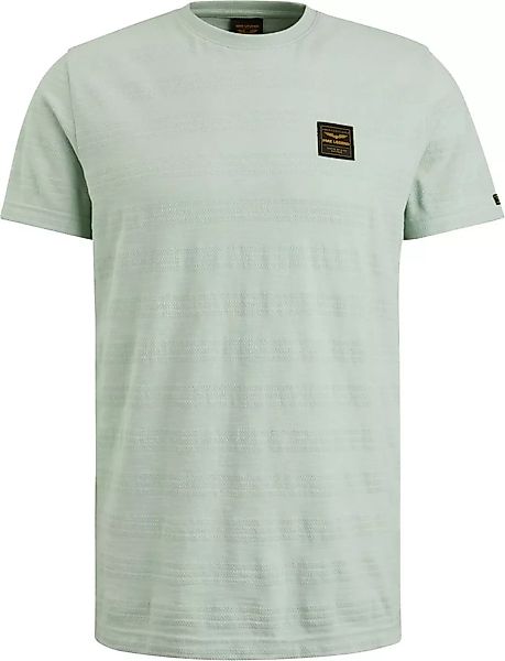 PME Legend T-Shirt Jacquard Hellgrün - Größe 3XL günstig online kaufen