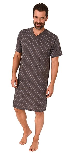 Normann Pyjama Herren Nachthemd kurzarm in günstig online kaufen