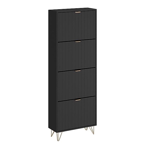 Vicco Schuhschrank Helge, Schwarz, 60 x günstig online kaufen