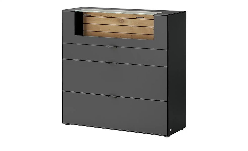 Jette Home Highboard  Como ¦ grau ¦ Maße (cm): B: 122 H: 122 T: 46.0 Kommod günstig online kaufen