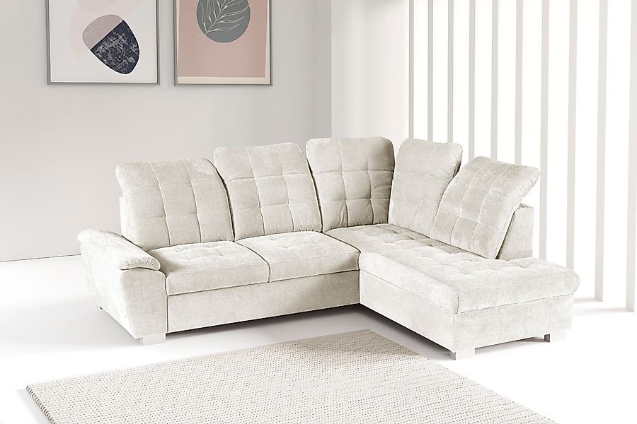 WERK2 Ecksofa »Brindisi, bequem und komfortabel, L-Form«, mit verstellbaren günstig online kaufen