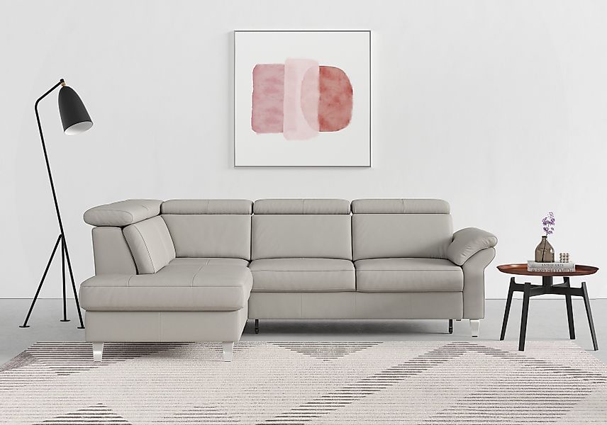 sit&more Ecksofa Arngast L-Form, inklusive Kopfteilverstellung günstig online kaufen