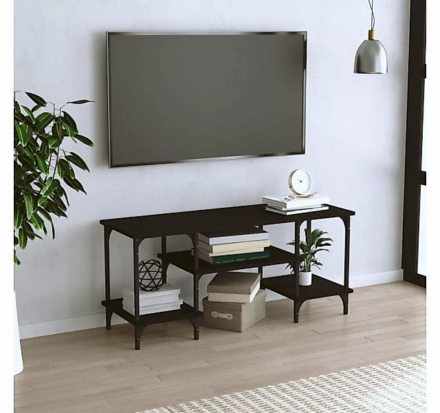 furnicato TV-Schrank Schwarz 102x35x45,5 cm Holzwerkstoff günstig online kaufen