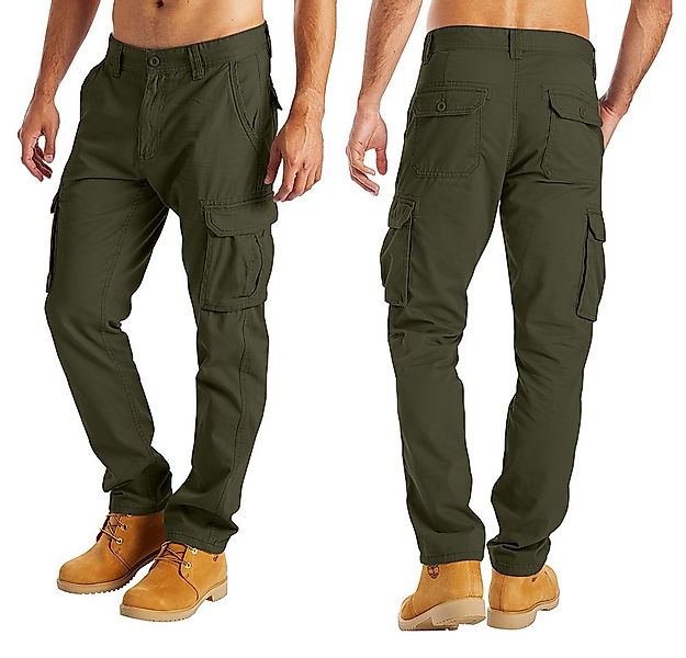 BlauerHafen Cargohose BlauerHafen Herren Cargo Hose 6 Taschen 100% Baumwoll günstig online kaufen