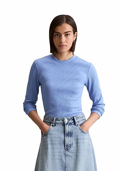 Marc OPolo DENIM Langarmshirt "aus Rippjersey" günstig online kaufen