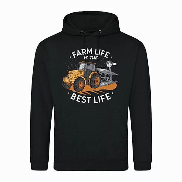 Youth Designz Kapuzenpullover "Farm Is The Best Life" Herren Hoodie Pullove günstig online kaufen