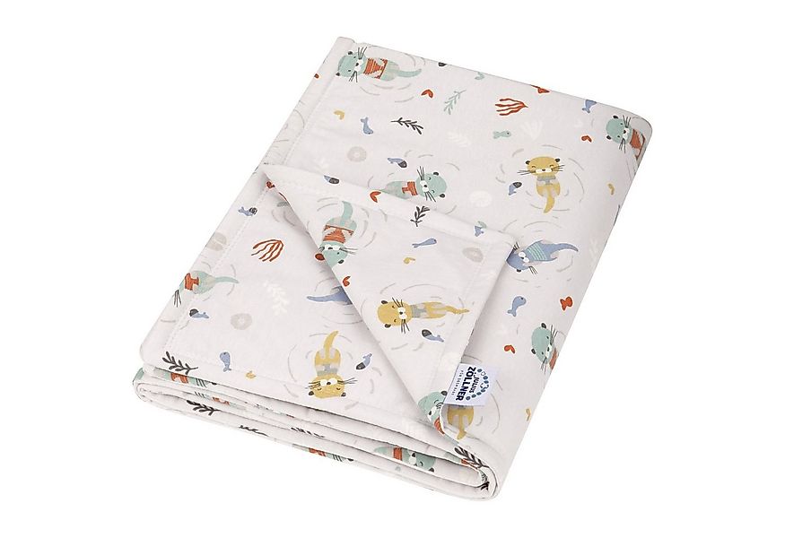 Julius Zöllner Babybettdecke Decke Jersey gefüttert Little Otti 70/100 günstig online kaufen