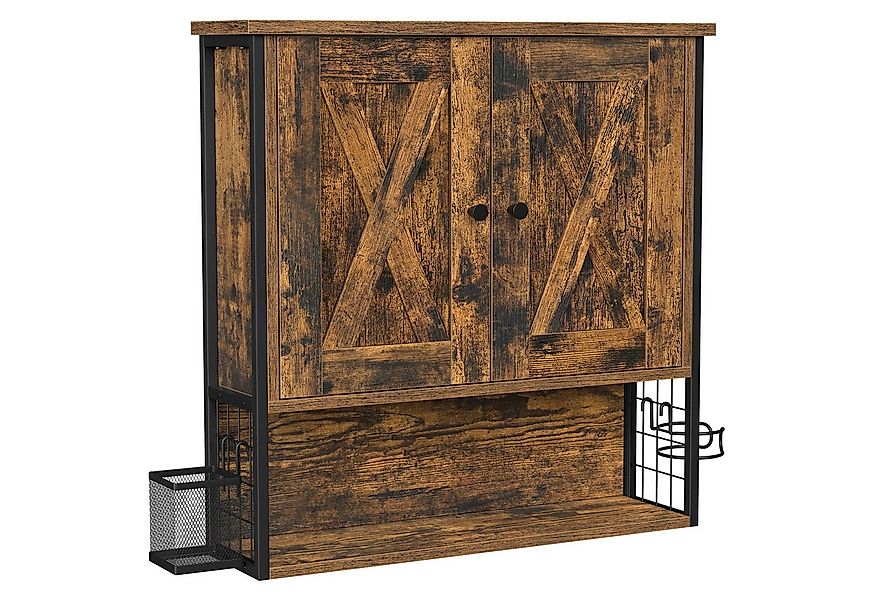 VASAGLE Hängeschrank Hängeschrank Badezimmerschrank verstellbare Einlegeböd günstig online kaufen