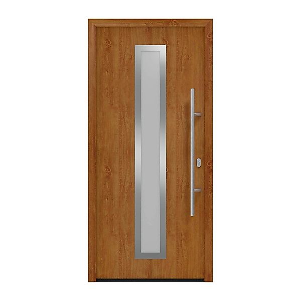 EcoStar Haustür Isopro IP 700S Golden Oak 110 cm x 210 cm DIN R günstig online kaufen